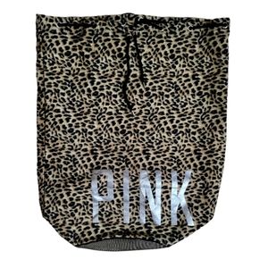 BRAND NEW VERY RARE ⚡️ PINK by VS Cheetah Print XL Laundry Bag or Dorm Room Bag